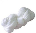 Knotless Raw White Yar Untuk Pakaian, Benang Twisted Polyester Super Bright