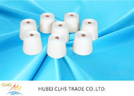 Bleach White Textile Polyester Core Spun Yarn 50s / 3 Bahan Baku Perawan 100%