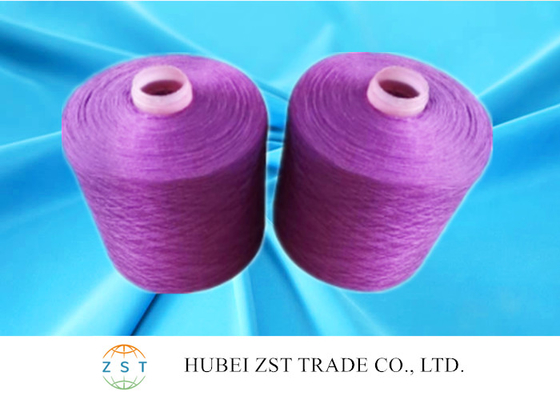 Tenacity Anti Pilling Fine polyester sewing yarn untuk Menenun dan Menenun