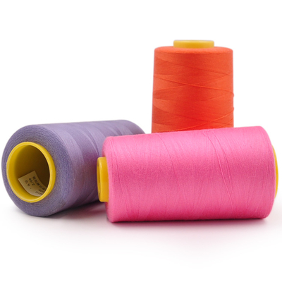 Berkualitas tinggi 100% Ring Spun Polyester Sewing Thread 40/2, 40/3, 3000Y, 5000Y, 6000 Yards, 1KG