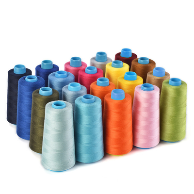 Berkualitas tinggi 100% Ring Spun Polyester Sewing Thread 40/2, 40/3, 3000Y, 5000Y, 6000 Yards, 1KG