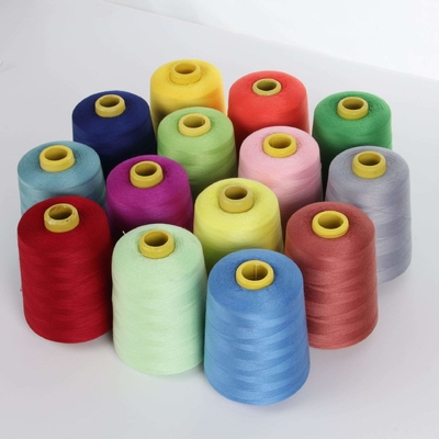 Benang Jahit Polyester Berkecepatan Tinggi Dengan Warna Kaya Untuk Jahit