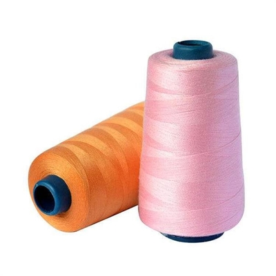 100% benang jahit poliester 40/2 40s/2 402 3000 Yards Spot dengan warna yang berbeda