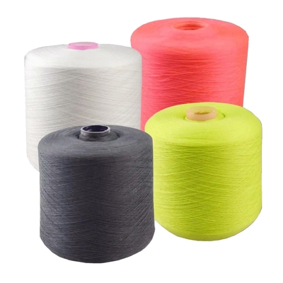 Hitam Merah Kuning Hijau Biru Gelap 100% Polyester Ring Spun Benang Bedcover, Sewing Sheets