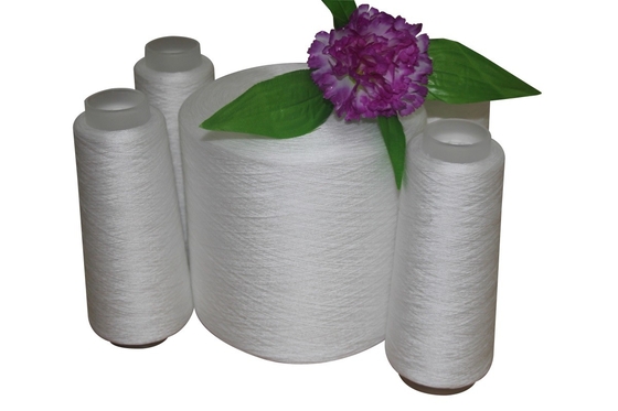 Produsen Profesional 100% Polyester Ring Spun Yarn Raw Putih 20/2 30/2 40/2
