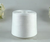 100% Polyester Ring Spun Yarn Pra Dicelup Putih Mentah Untuk Menjahit 40/2 Proses Teknisi TFO