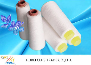 100% Polyester Asli Putih Ring Spun Benang Untuk Menjahit Pakaian
