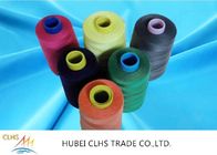 Warna Gulungan 100 Spun Polyester Thread jahit Kekuatan Tinggi Untuk Mesin Jahit