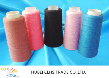 Tenacity Anti Pilling Fine polyester sewing yarn untuk Menenun dan Menenun