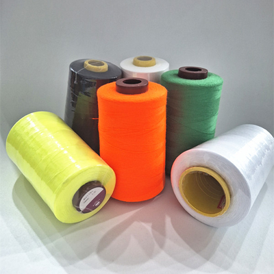 Tempat pabrik 100% Polyester Sewing Thread Multi Color 40/2 3000 Yards/Cone