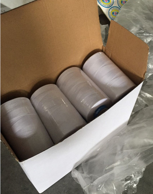 Benang jahit polyester putih mentah 40/2 5000Y/konus