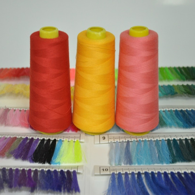 100% Polyester Sewing Thread Poly Poly Core Spun Thread Harga 40/2