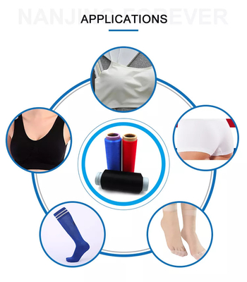 Benang nilon 100% elastis tinggi 70D, 100D