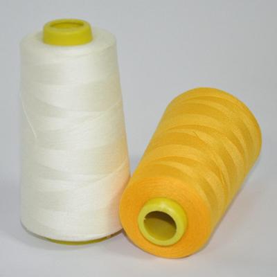 60/3 5000 Meter Warna 100 Spun Polyester Benang Jahit Dengan Warna Muli