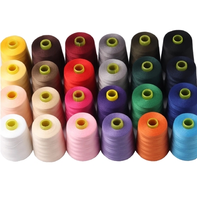 40/2 Benang Jahit Polyester Untuk Industri 10000 Meter/Cone