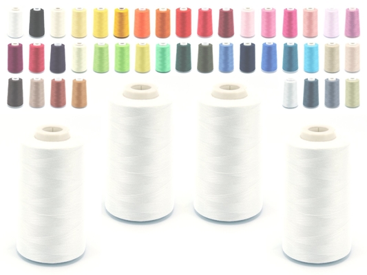Pengiriman cepat 40/3 Polyester Sewing Thread Bulk