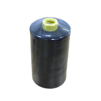 40/2 100% Polyester Spun Sewing Thread, Putih, Hitam, Warna