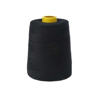 Kualitas Baik 40/2 Hitam Benang Jahit 100% Polyester Benang Pabrik Harga Grosir