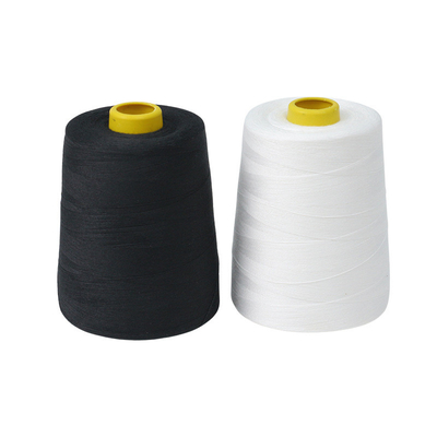 Kualitas Baik 40/2 Hitam Benang Jahit 100% Polyester Benang Pabrik Harga Grosir