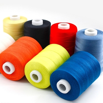 Benang jahit polyester berwarna yang disambung Benang jahit polyester Pabrik Harga Grosir