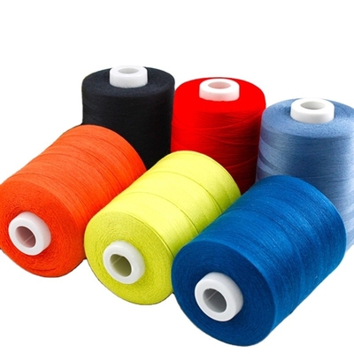 Benang jahit polyester berwarna yang disambung Benang jahit polyester Pabrik Harga Grosir
