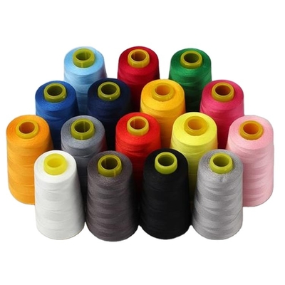 Multi-warna Opsional 20/2 30/2 40/2 50/2 Polyester Sewing Thread Spun Polyester Sewing Thread