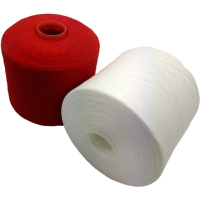 Warna Polyester Spun Yarn Untuk Benang Jahit Polyester