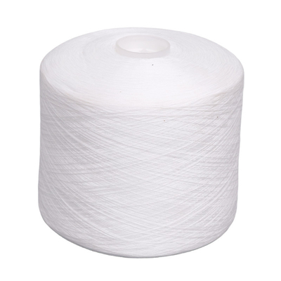 Bahan baku putih 42/2 Spun Polyester 100% Yizheng Untuk benang jahit
