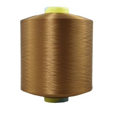 Warna Hitam Putih Biru Merah Kecokelatan 100% Polyester Filament Yarn Dty Polyester Textured Yarn