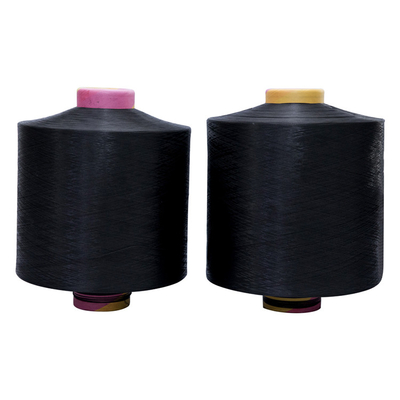 DTY Raw Putih Hitam 100% Polyester Filament Yarn NIM SD 300d/96f 150d/48f