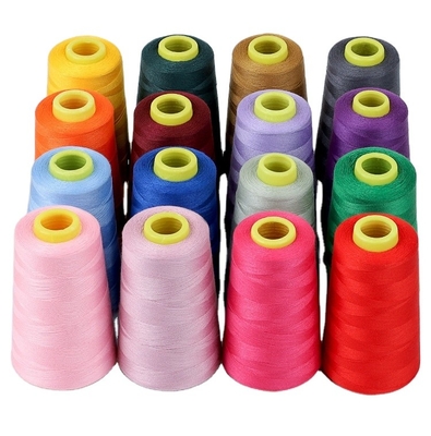 50/3 100% poliester warna benang jahit dengan harga murah