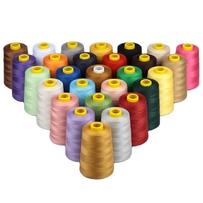 Benang Jahit Poliester Spun 402 Benang Poliester Pilihan Multiwarna Untuk Gaun Kain