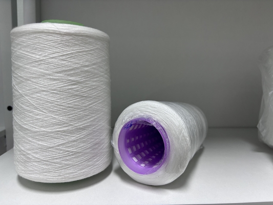Pabrik Jual Langsung Bahan baku Putih 402 Spun Polyester Garment Sewing Thread