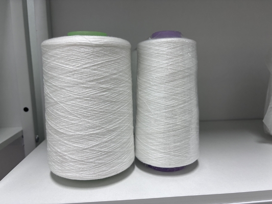 Pabrik Jual Langsung Bahan baku Putih 402 Spun Polyester Garment Sewing Thread