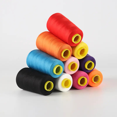 Warna Khusus 50/3 100% Spun Polyester Thread jahit