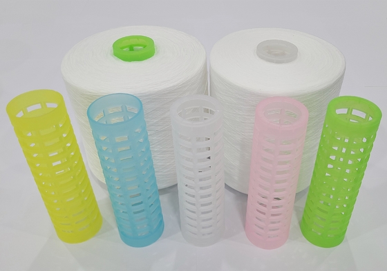 20/2, 20/3, 40/2, 40/3 100% Polyester Ring Spun Yarn Pabrik Harga Murah