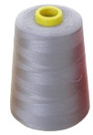 Benang jahit 40/2 5000yds Pabrik Grosir 100% Polyester Spun Dicat Bahan baku untuk Jahit Baju