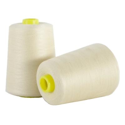 40/2 50/2 20/2 100% Spun Polyester Diwarnai Benang Jahit Dengan Kerucut Plastik