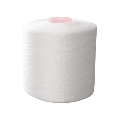 60/2 60/3 60s Putih Optik Hitam 100% Polyester Spun Yarn untuk Benang Jahit