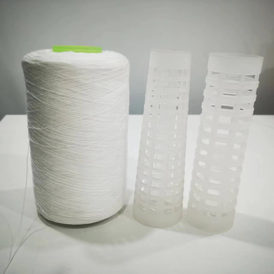 60/2 60/3 60s Putih Optik Hitam 100% Polyester Spun Yarn untuk Benang Jahit