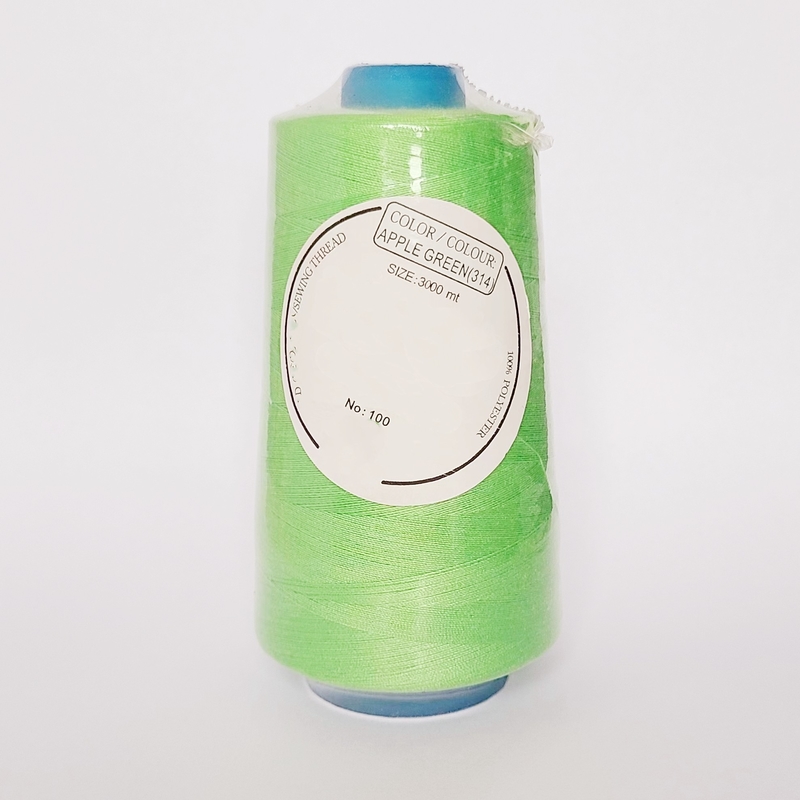 Grosir 100% Spun Polyester Sewing Thread 40/2 3000yds Factory Direct Thread untuk Jahit