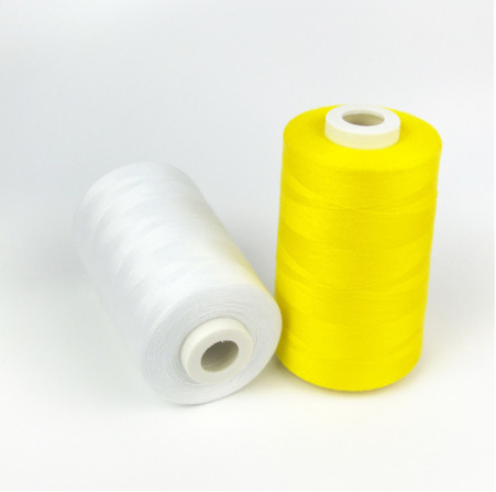 Pabrik Jual Langsung 202 402 Polyester Mesin Jahit Benang Berwarna-warni Kecil Besar Roll Jahit Benang